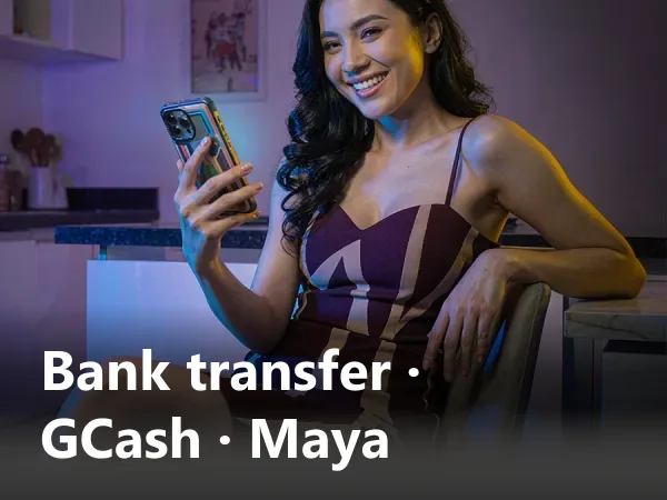 rg777 Bank transfer · GCash · Maya